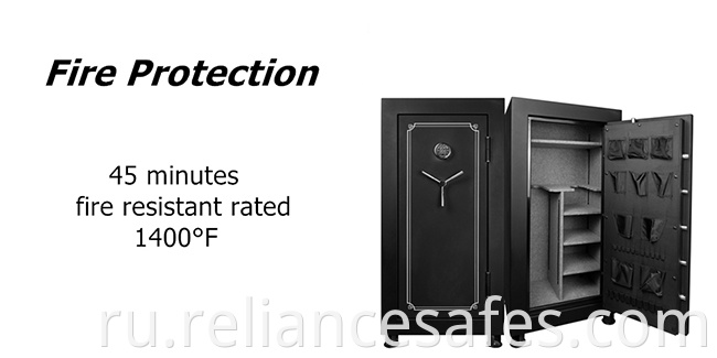 hidden steel rifle fireproof security gun safe